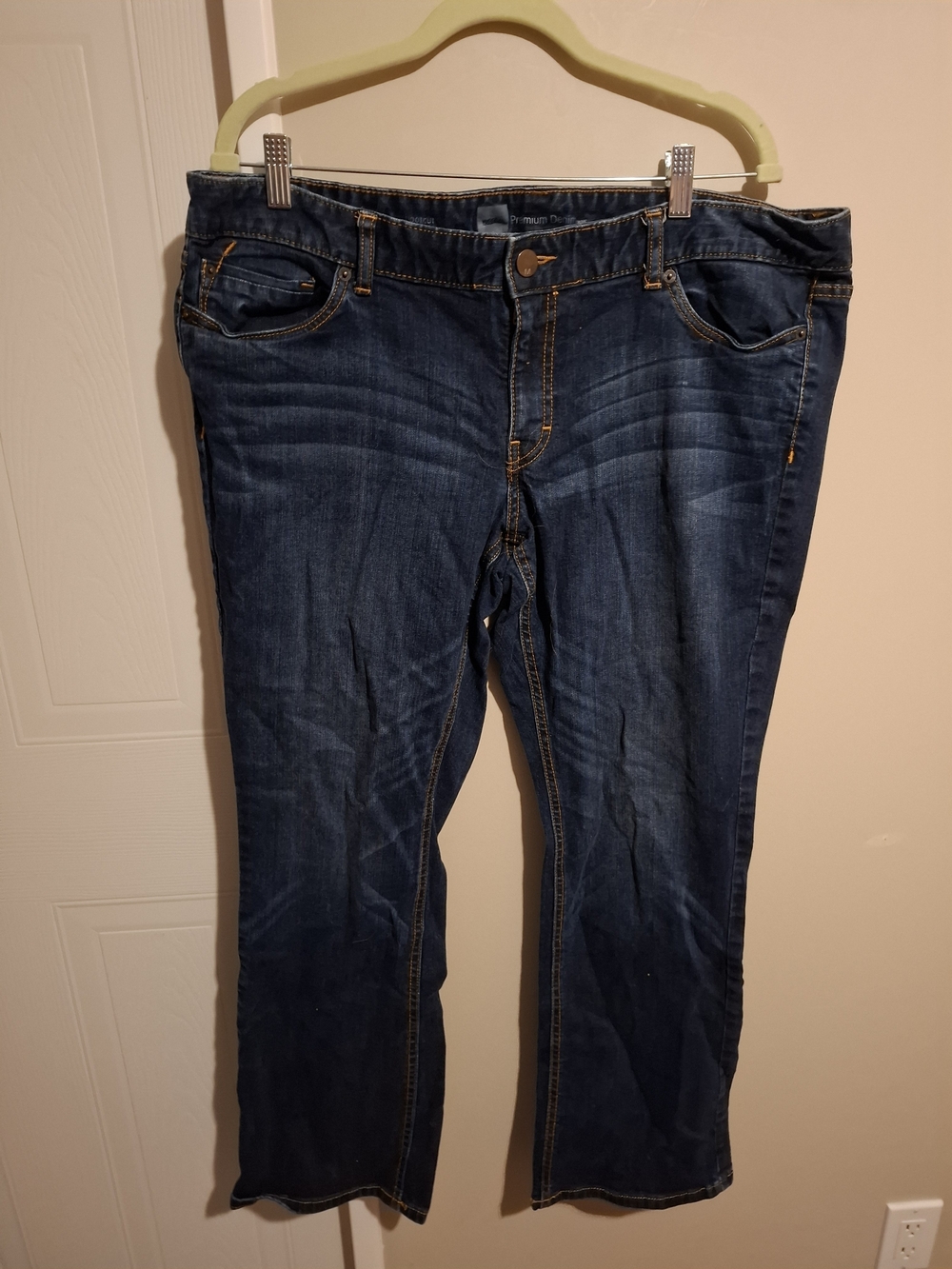 Massimo Matteo Dark Blue Boot Cut Jeans